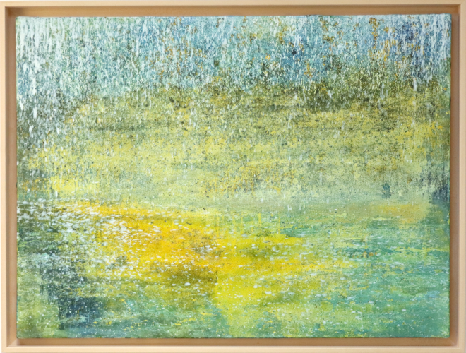 Fleur Cozic, Impression, technique mixte sur toile, 60 x 80 cm, 2022
